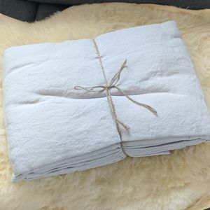 Twin XL 100% linen duvet cover (1 of 2)